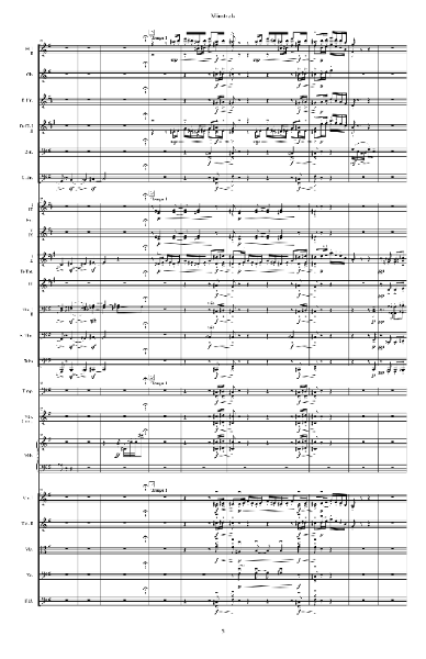 Full Orchestral Score engraving example